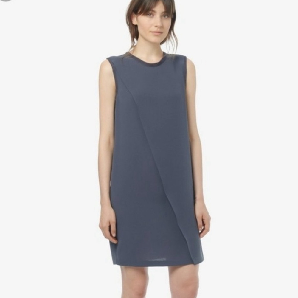 Vince grey shift dress 2 Saks corporate America parties xs work to happy hr